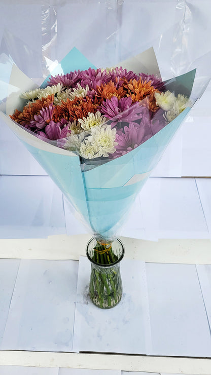 Mix Colored Chrysanthemum Bouquet