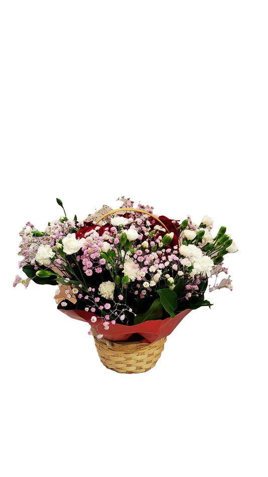 Brighten Up Your day flower basket