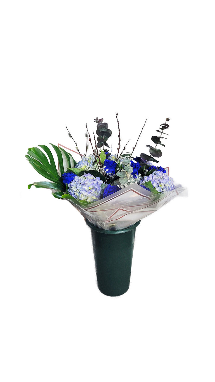 Blue Roses with Mix Fower Bouquet